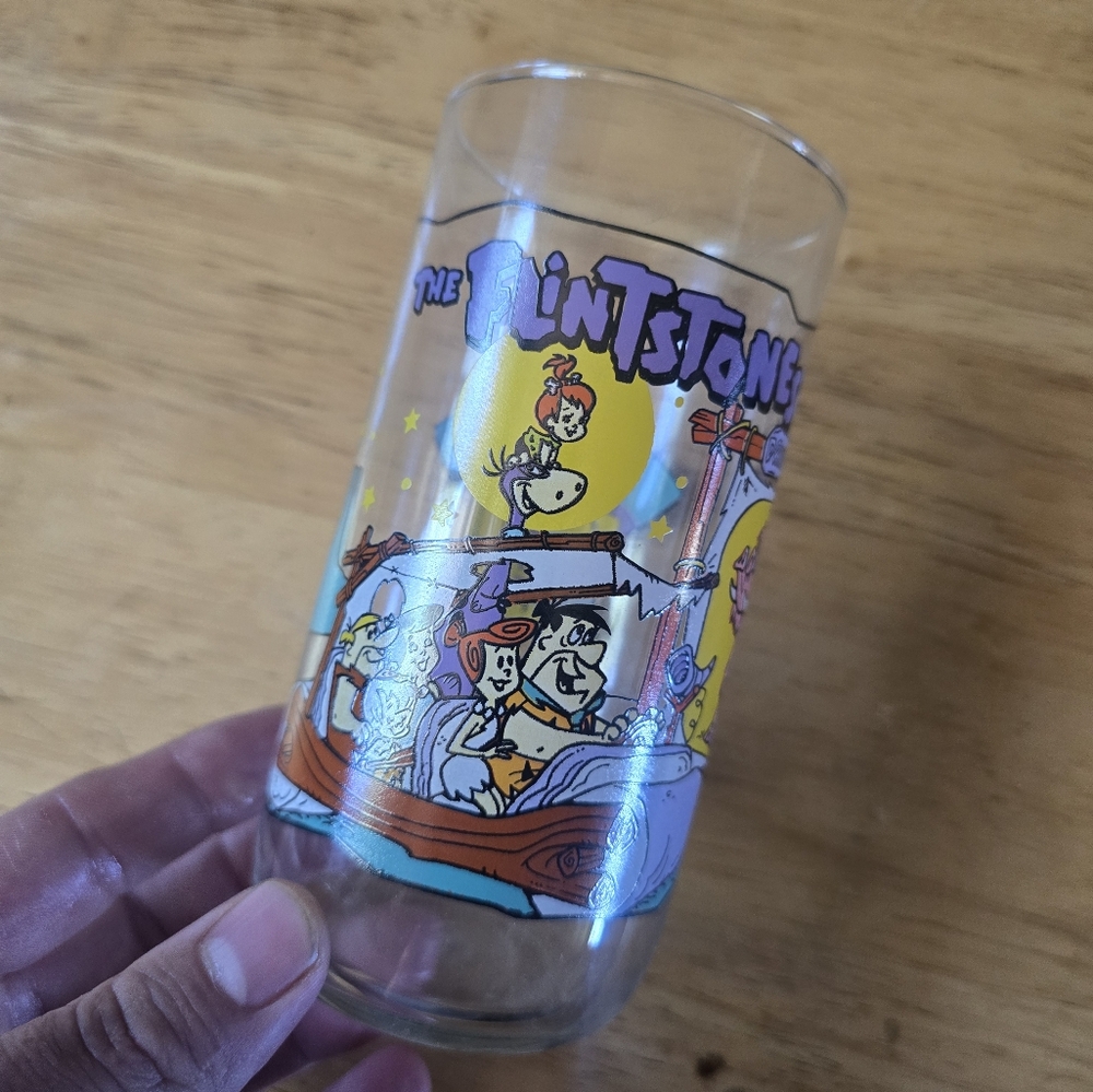(6) 30th Anniversary Flintstones Glass Collectors Cup - Picture 5 of 5